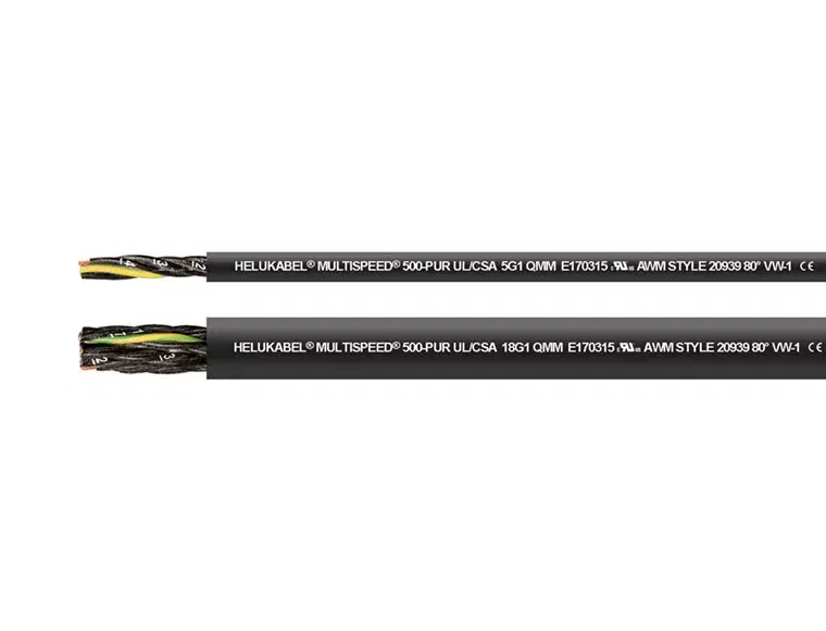 HELUKABEL, 24379, MULTISPEED 500-PUR, 4G, 0.75MM2, UL/SA/CE, EXT DIA: 6.2MM, PRICE PER FT