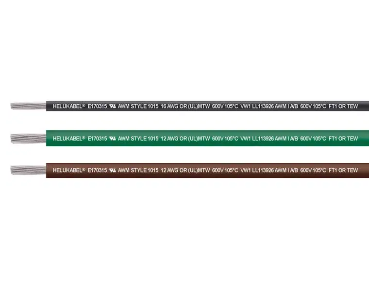 60214 - UL Style 1015 Blue-White 1C AWG22