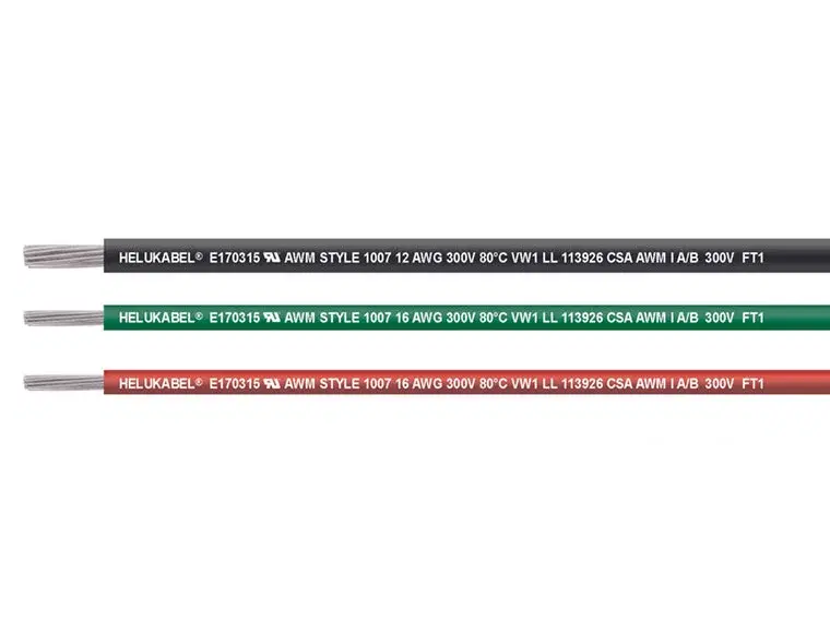 62301 - UL Style 1007/CSA TR 64 Black 1C AWG18