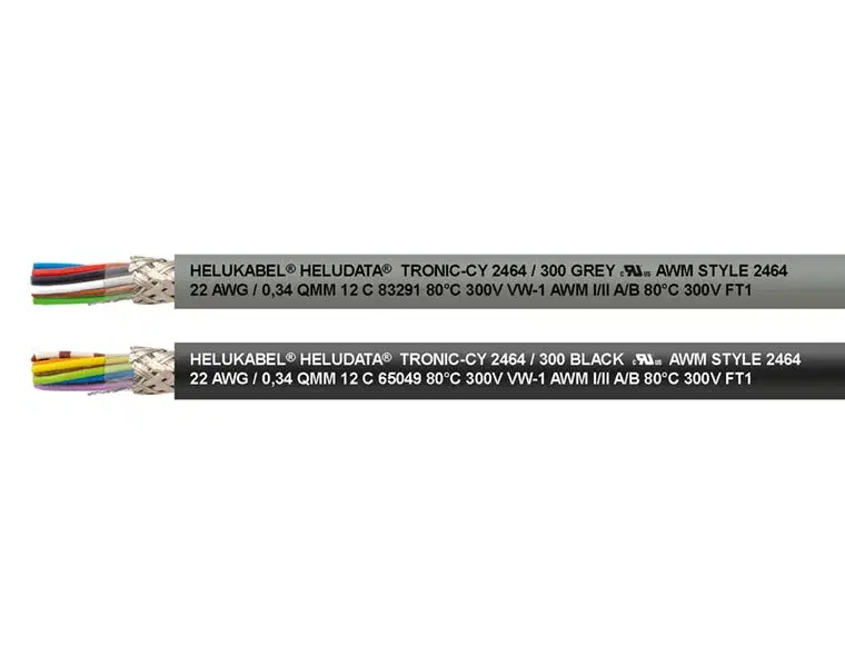 83302 - HELUDATA TRONIC-CY 2464 Gray 2C AWG20