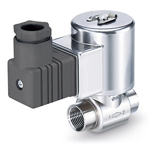 JSXS, 2 Port, Direct Operated, Solenoid Valve, 1/8" to 3/8"