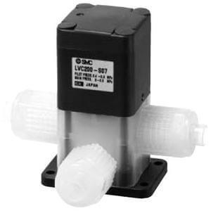 LVC200-S, 3 Port High-Purity Chemical Valve, Air Operated, Integral Fitting Type