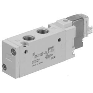 SYJ7000, 5 Port Solenoid Valve, Base Mounted &amp; Body Ported