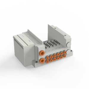 SS5Y3-10S3, 3000 Series Manifold for Series EX120 Integrated (Output) Serial Transmission System (IP20)