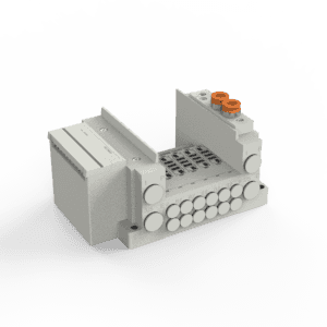 SS5Y3-12S3, 3000 Series Manifold for Series EX120 Integrated (Output) Serial Transmission System (IP20)