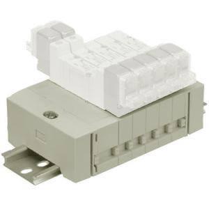 SS5Y3-45, 3000 Series, Stacking Manifold,  DIN Rail Mount, Individual Wiring