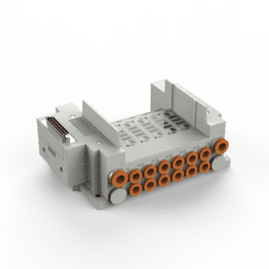 SS5Y5-10/11, 5000 Series Manifold, D-sub Connector, Flat Ribbon Cable, PC Wiring (IP40)