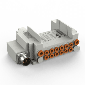 SS5Y5-10/11M, 5000 Series Manifold, Circular Connector (IP67)