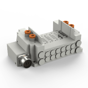 SS5Y5-12M, 5000 Series Manifold, Circular Connector (IP67)