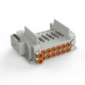 SS5Y7-10/11, 7000 Series Manifold, D-sub Connector, Flat Ribbon Cable, PC Wiring System (IP40)