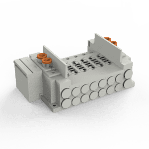 SS5Y7-12S3, 7000 Series Manifold for Series EX120 Integrated (Output) Serial Transmission System (IP20)