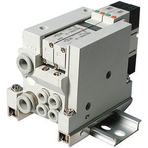 VV5Q11-L, 1000 Series, Base Mounted Manifold, Plug-in Type, Lead Wire Cable