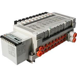 25A-VV5Q21-S, 2000 Series, Base Mounted Manifold, Plug-in, Serial Transmission Unit