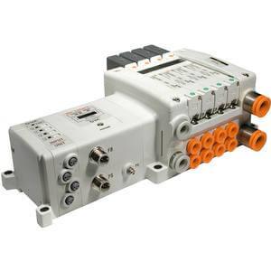 VV5QC21-S, 2000 Series, Base Mounted Manifold, Plug-in, I/O Serial Transmission Unit (EX250)