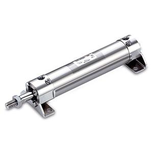 C(D)G5-S, Stainless Steel Cylinder, Double Acting, Single Rod