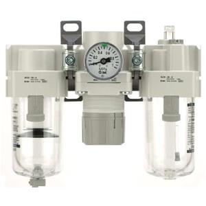 AC10-A to AC40-A, Air Filter, Regulator and Lubricator Combination