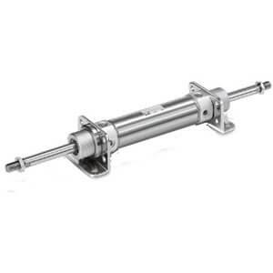 C(D)75W, Air Cylinder, Double Acting, Double Rod, Standard