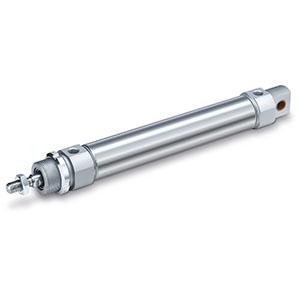 C(D)75-X3242, Air Cylinder, Double Acting, Single Rod, Non-adjustable Air Cushion