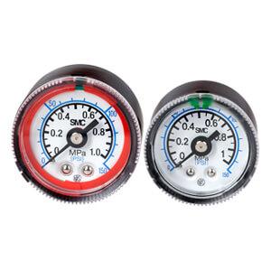 G36-L/G46-L/G53-L/G63-L, Pressure Gauge w/Limit Indicator, Color Zone Type