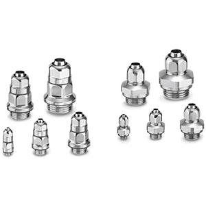 KFG2-E/C Stainless Steel 316 (EHEDG/Clean Design Compliant) Insert Fittings, Metric (M, G Threads)