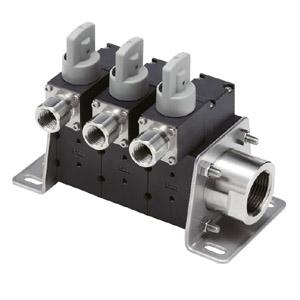 PF3WS, Digital Flow Sensor Manifold, Remote Supply, 0.5-40 Lpm