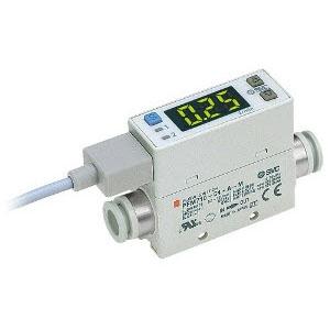 25A-PFM7, Digital Air Flow Sensor, 2-Color Display, IP40, 0.2-100 Lpm, Secondary Battery