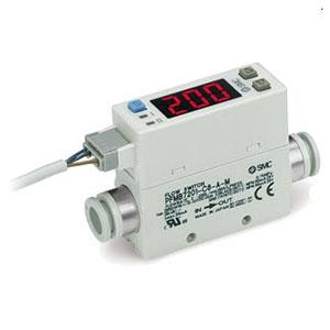 25A-PFMB, Digital Air Flow Sensor, 2-Color Display, IP40, 2-200 Lpm, Secondary Battery