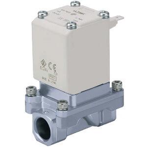 VXZ2*5, Pilot Operated, 2 Port Solenoid Valve for Heated Water, Single Unit