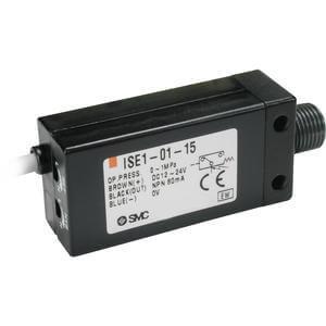 ISE1, Pressure Switch, 1 or 2 Outputs with Analog, LED Indicator