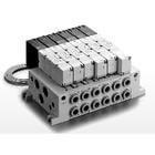 SMC Base Mount Plug Lead, Individual Wiring Type