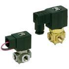 SMC 3 Port Pilot Solenoid Valve, Ports 1/8 ~ 3/8 inch