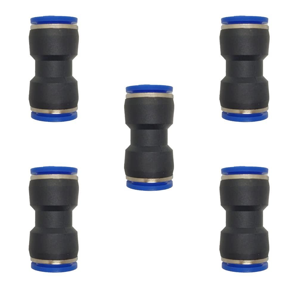 zjxed 16mm OD x 14mm OD Pneumatic quick Connector Push to Connect fittings Straight reducer