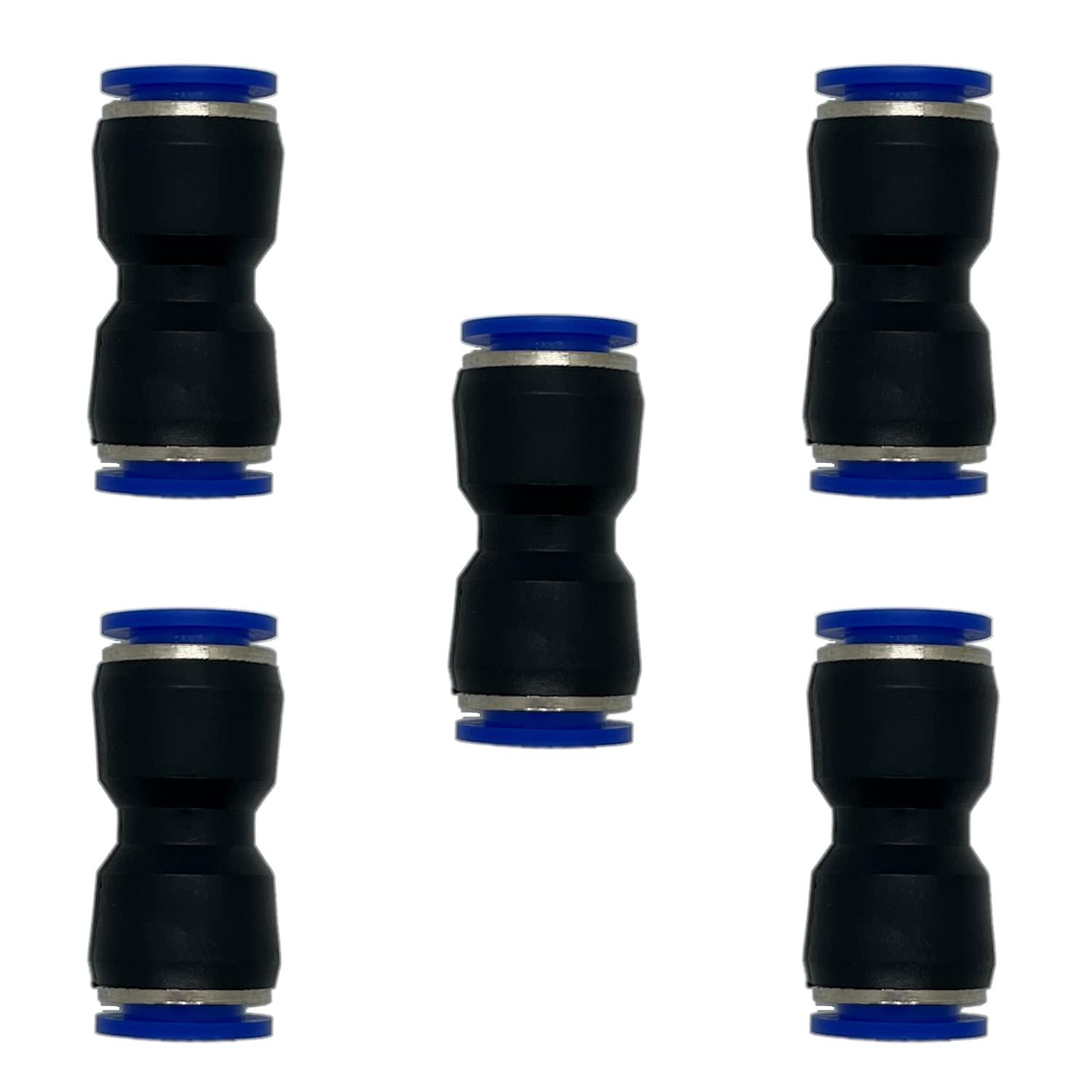 zjxed 12mm OD x 12mm OD Pneumatic quick Connector Push to Connect fittings Straight pneumatic