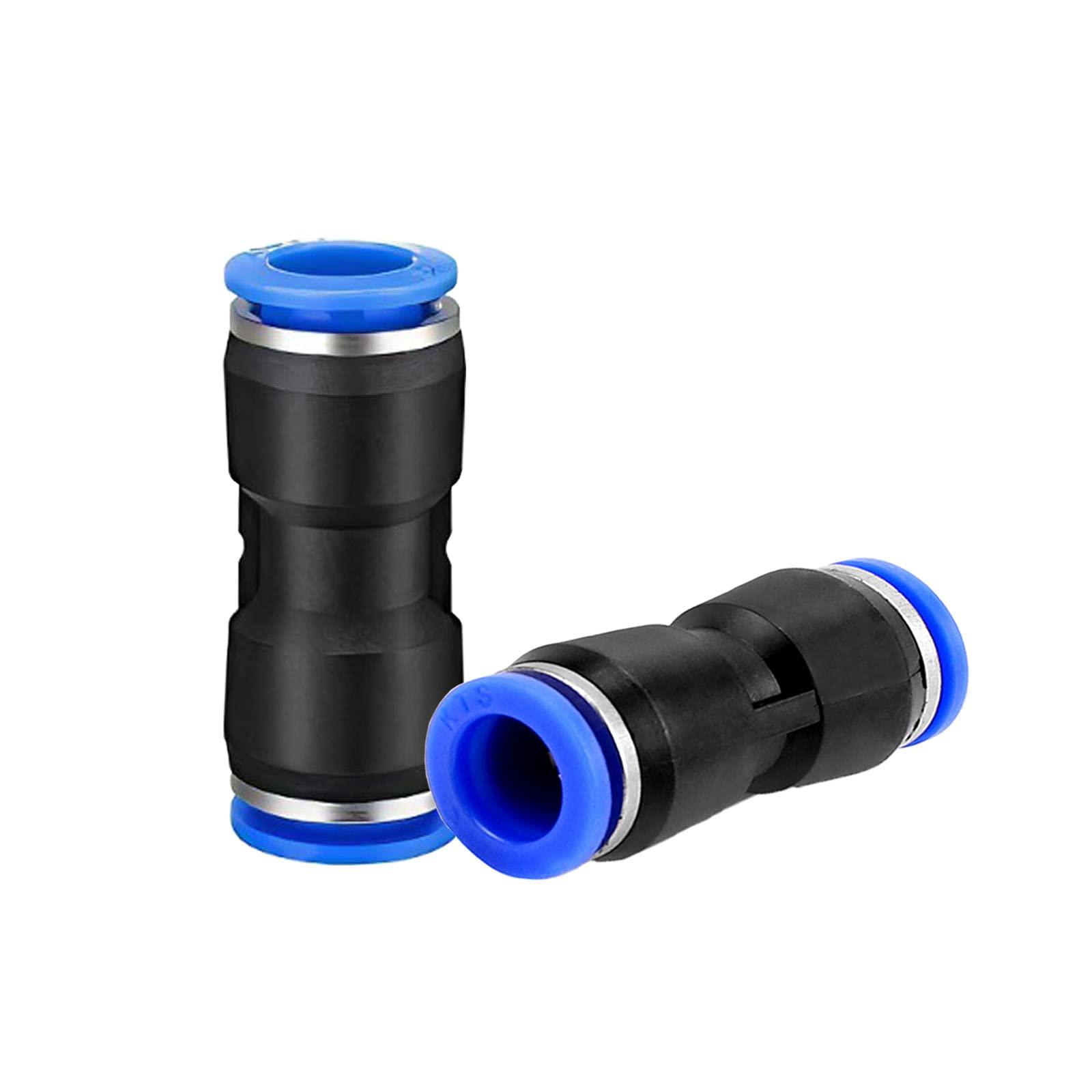 WAFJAMF Straight Push to Connect Fitting,4mm Tube OD Quick Release Pneumatic Connectors, Air