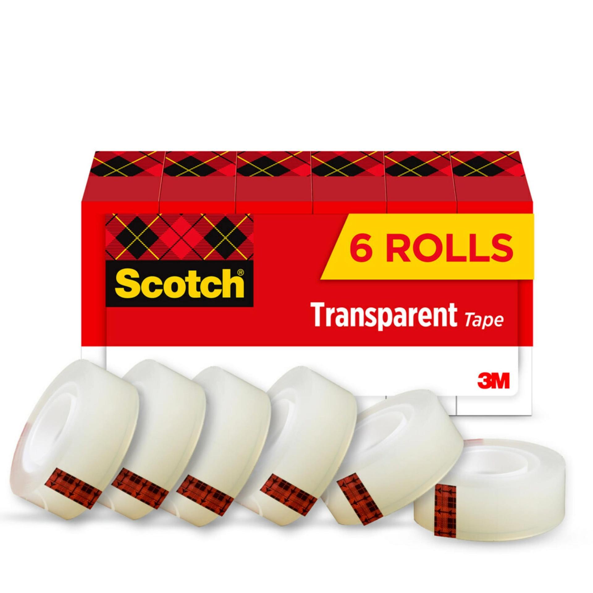 Scotch Transparent Tape, Clear Tape Engineered for