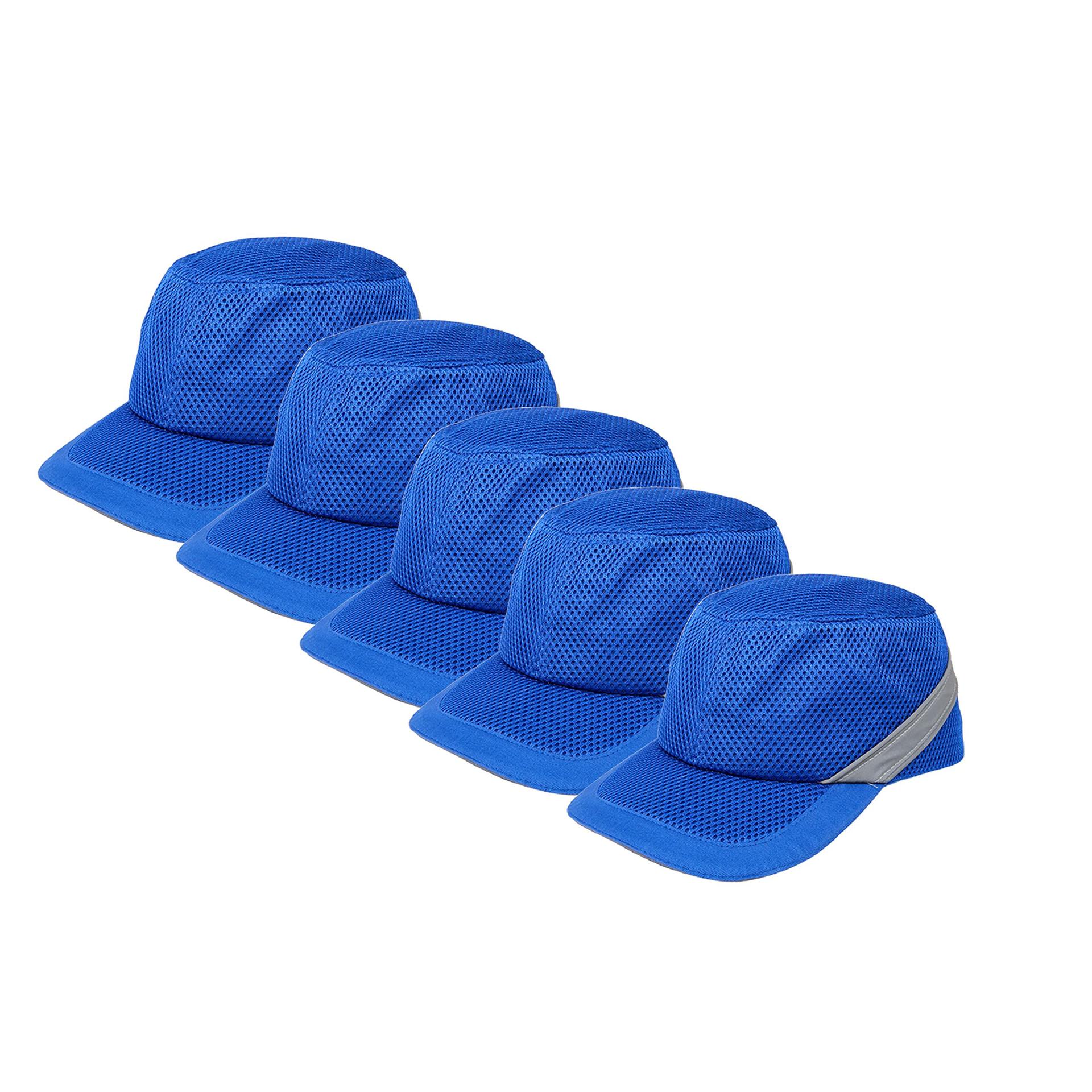Zojo Baseball Bump Cap Hard Hat Helmet,5PCS Reflective Breathable Lightweight Safety Cap for