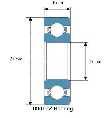 6901ZZ, Bearings
