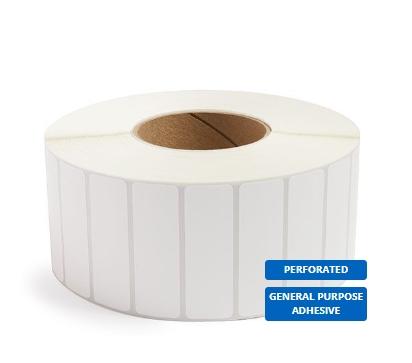 3" x 1" White - Direct Thermal Labels - 3" Core