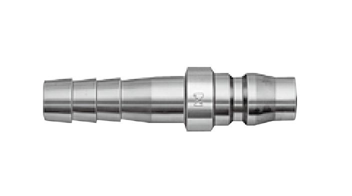 Nitto Hi Cupla Plug - 1/2" Hose Barb, Steel, Quick Connect Coupling, MODEL NAME: 400PH