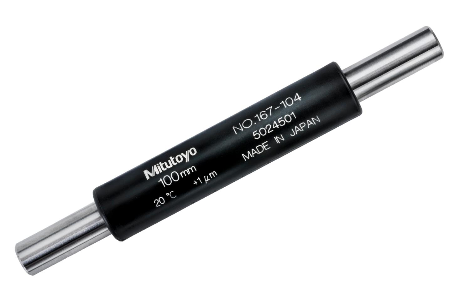 Mitutoyo, 167-104, Standard Micrometer, 100mm length, 7.9mm diameter, +/-3um accuracy