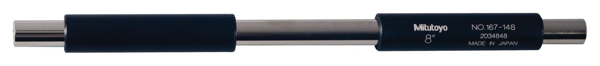 Mitutoyo, 167-148, 8 In, Micrometer Standard Bar, .37 In, Diameter