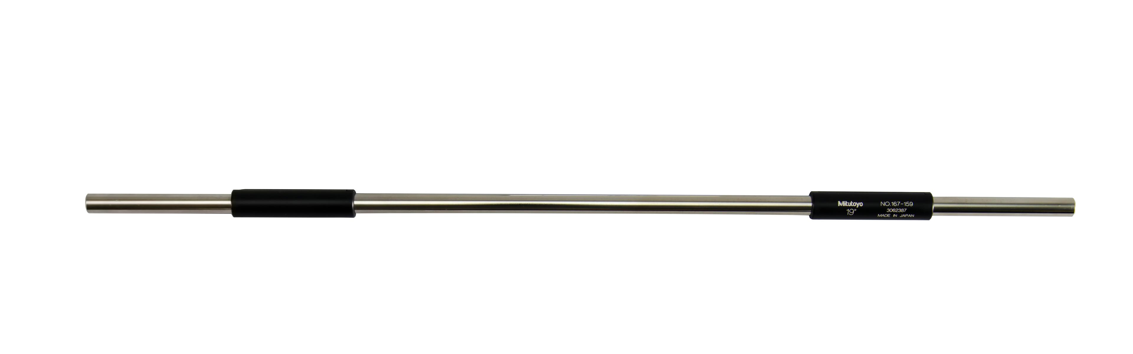 Mitutoyo, 167-159, 19 In, Micrometer Standard Bar, .37 In, Diameter