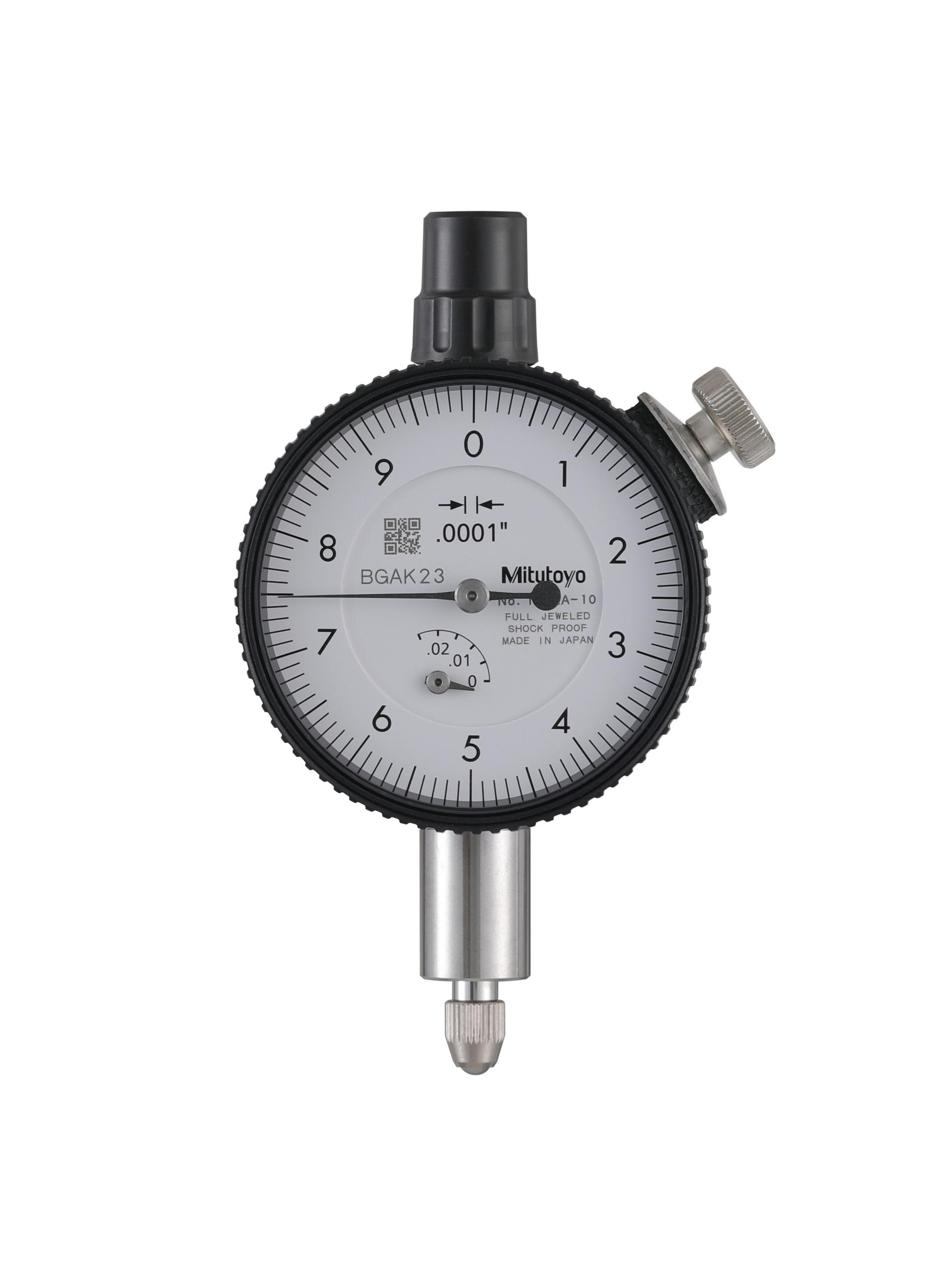 Mitutoyo, 1802A-10, DIAL INDICATOR, .0001-.025 In, Lug Back