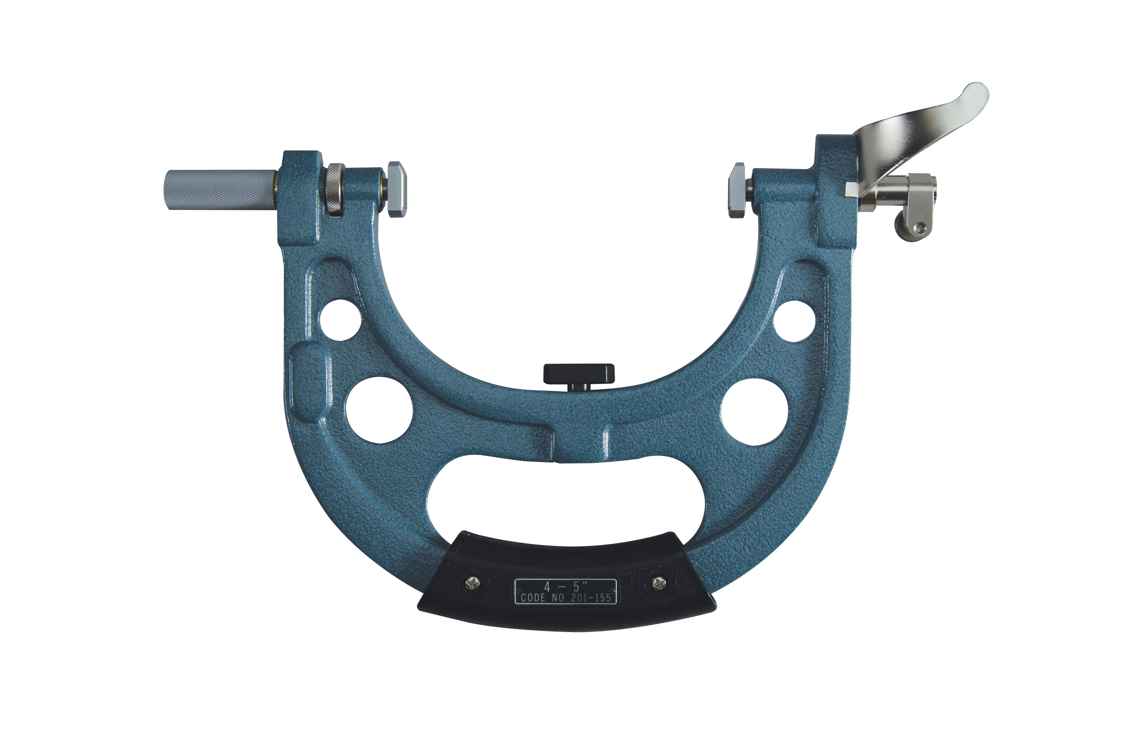 Mitutoyo, 201-155, 4-5 In Dial Snap Gage, 3/8 In stem dia., indicator not included