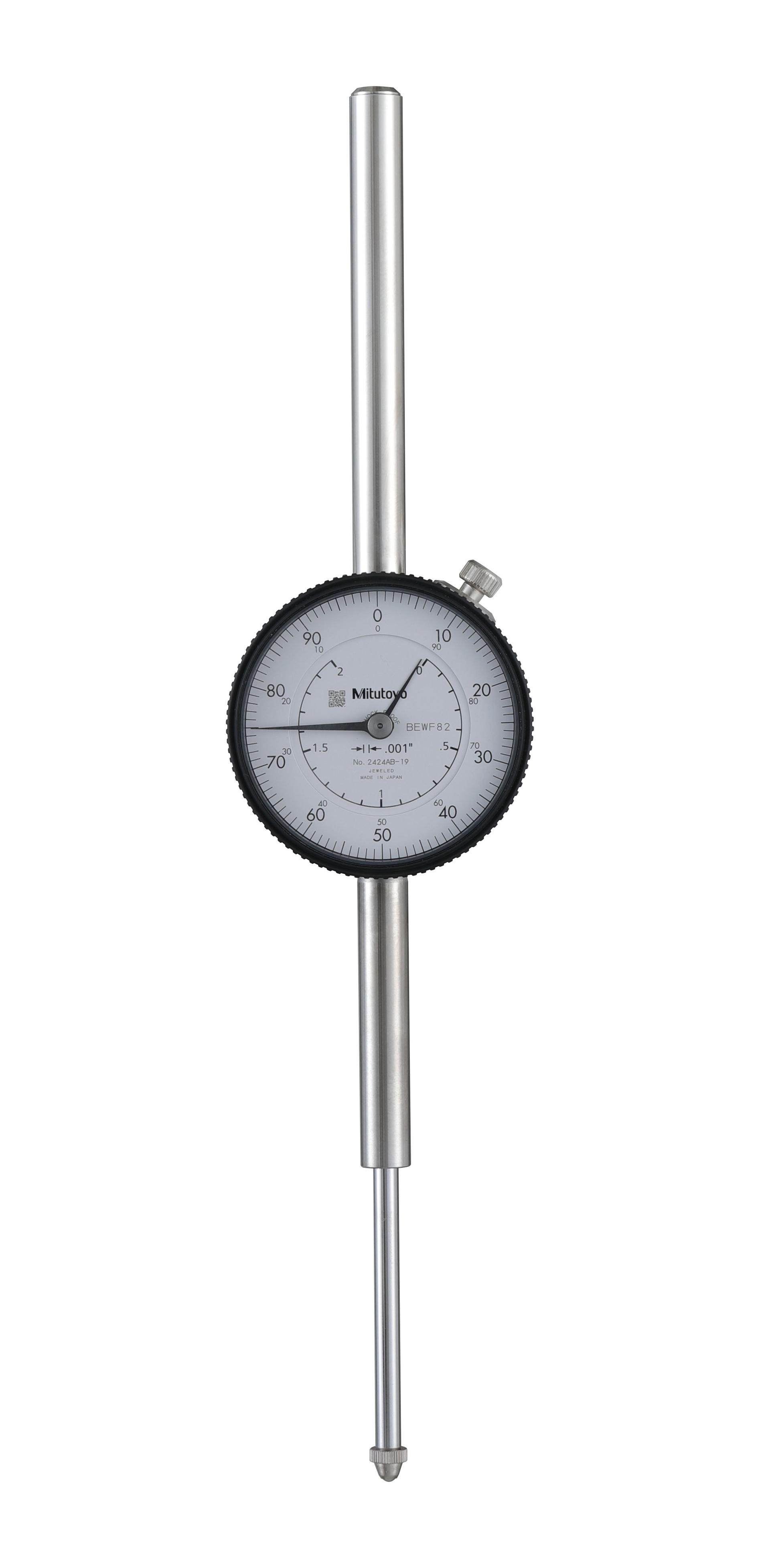 Mitutoyo, 2424AB-19, DIAL INDICATOR, FB,  .001-2 In