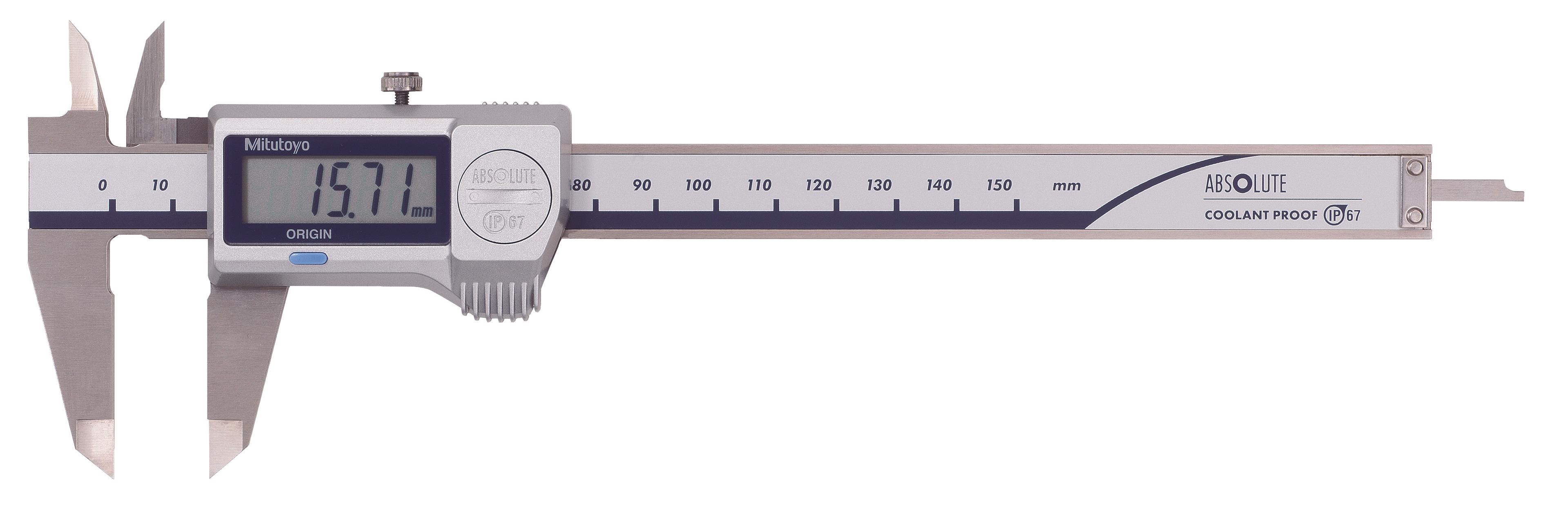 Mitutoyo, 500-706-20, 0-150mm, 0.01mm, IP67 Absolute Coolant Proof Caliper, No Output