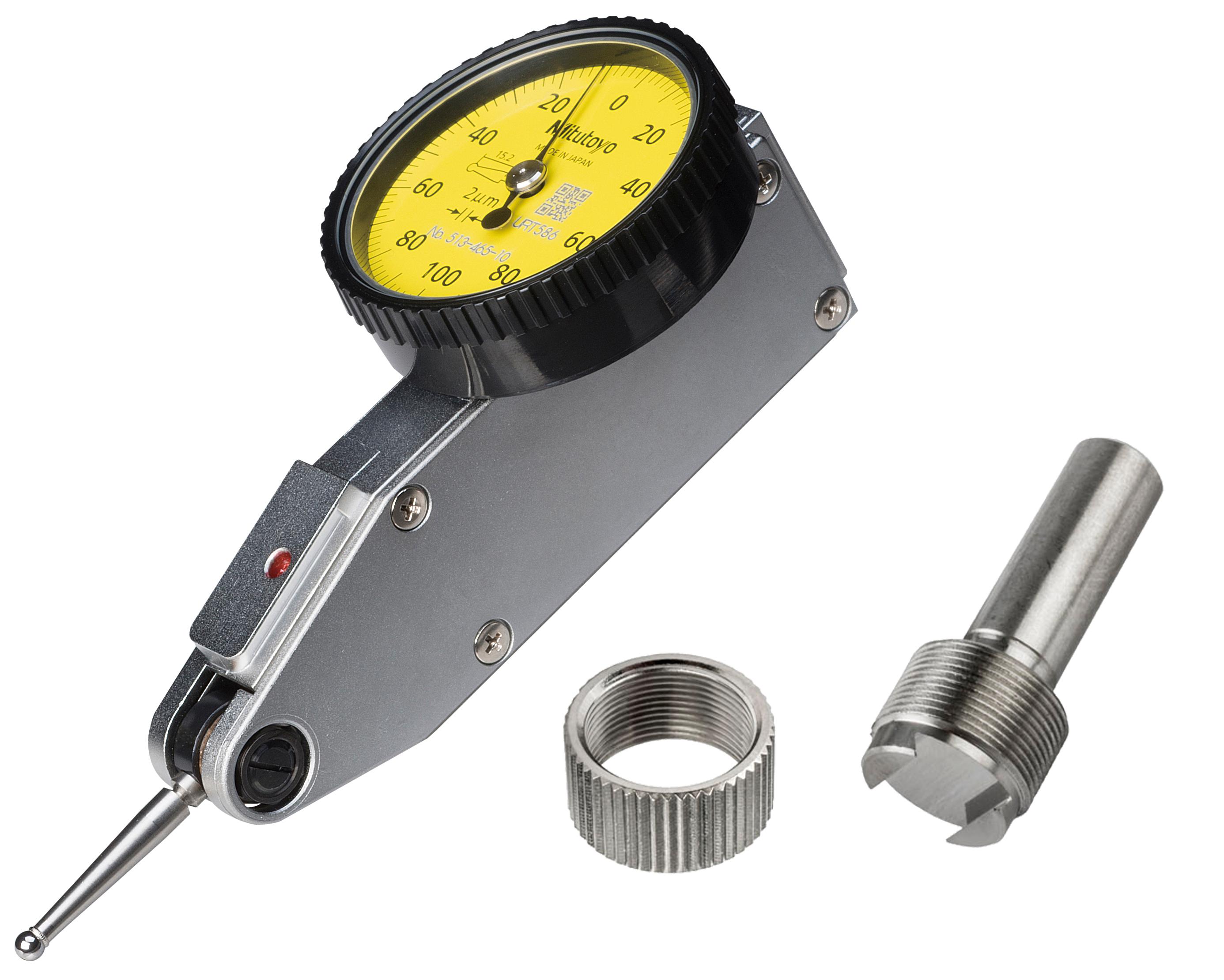 Mitutoyo, 513-465-10H, DIAL TI, STANDARD (COMPACT), 0.2 MM, 0.002 MM GRAD, YELLOW DIAL