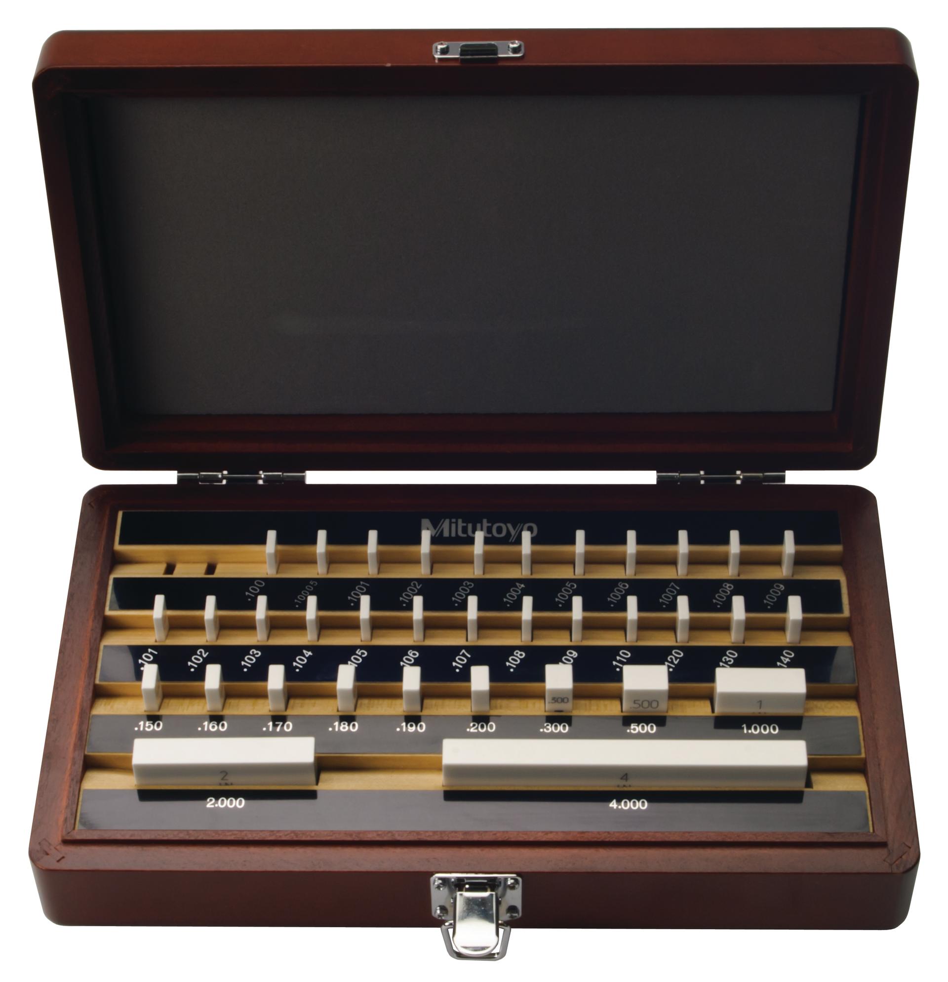 Mitutoyo, 516-314-26, 35 PCS/SET, IN, CERAMIC,RECT,ASME0