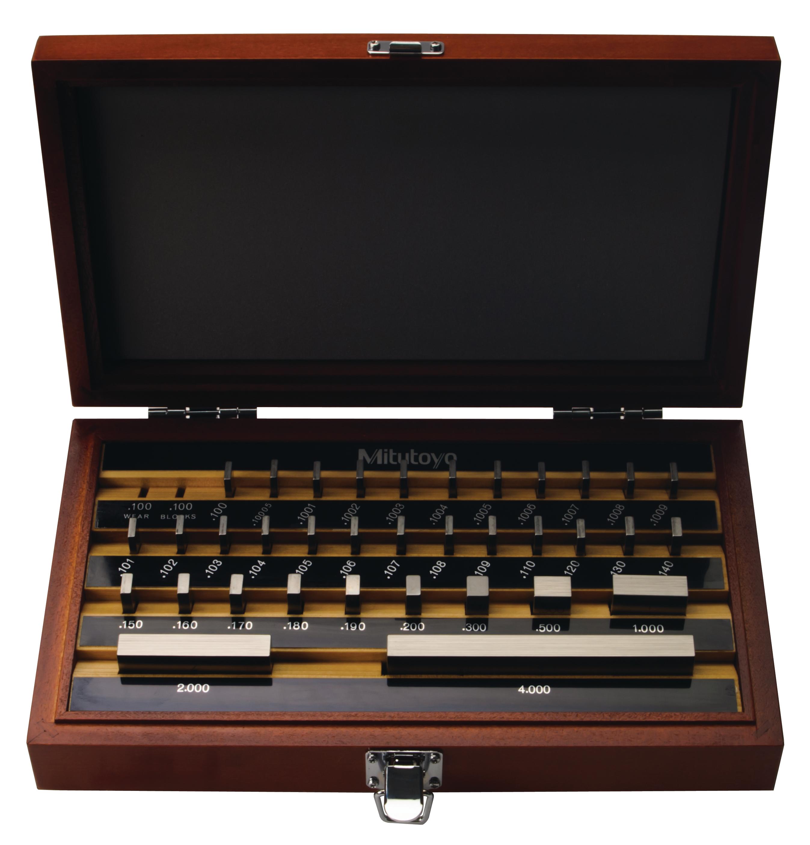 Mitutoyo, 516-915-26, 35 PC SET IN, RECT, STEEL, AS-1