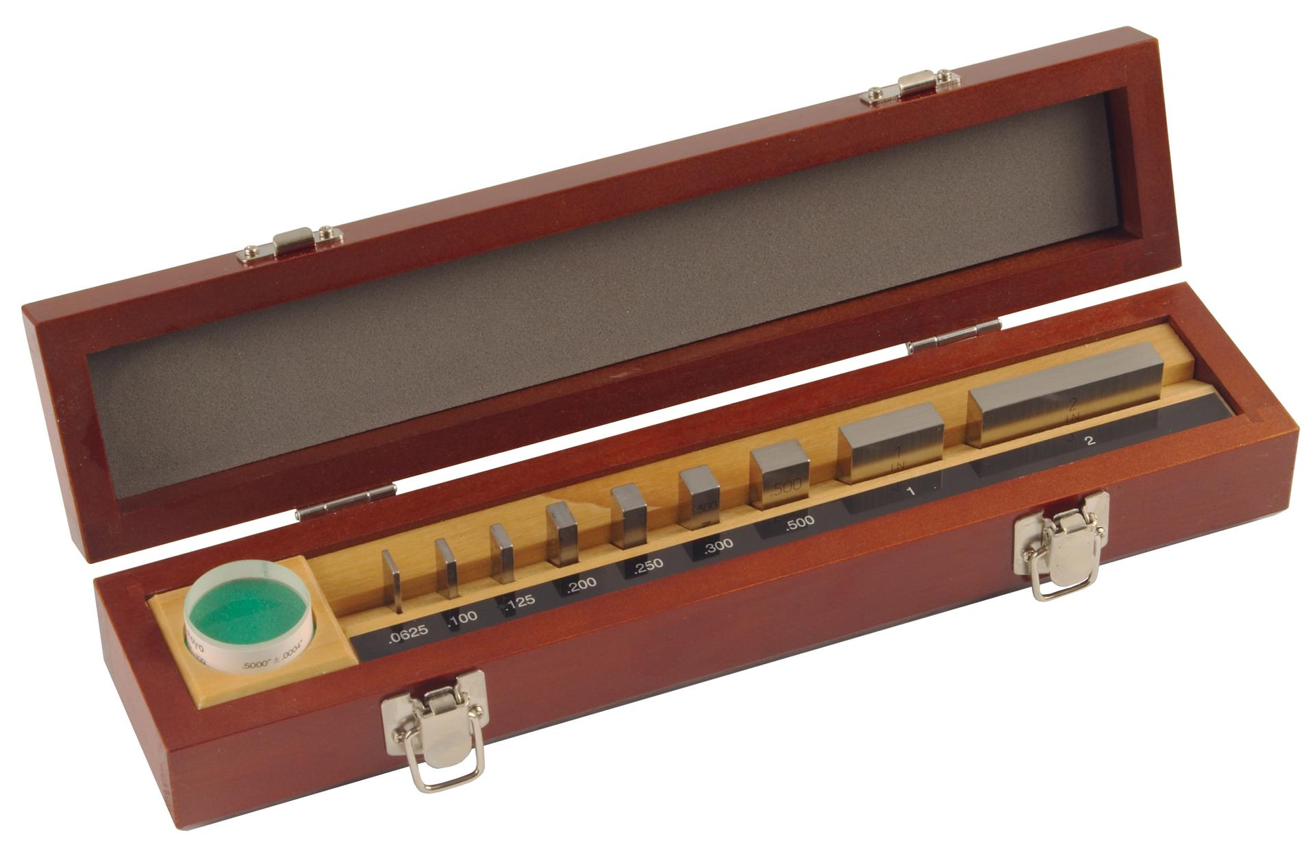 Mitutoyo, 516-931-26, Micrometer inspection gage block set, steel, AS-1 grade